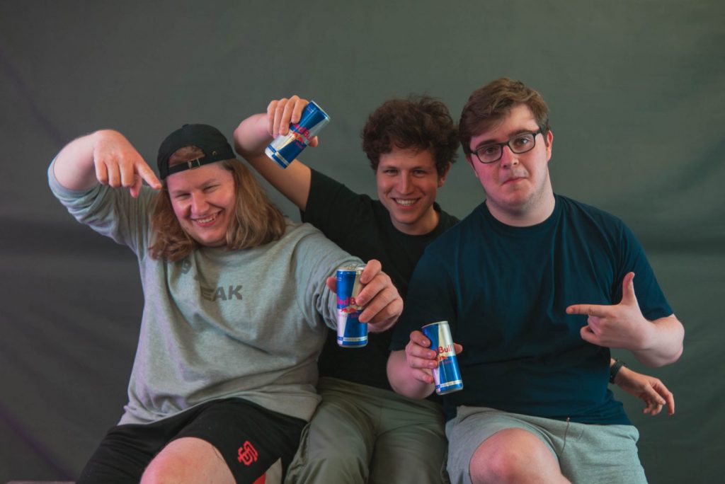 Group of organisers from Charge Entertainment posing for a photo